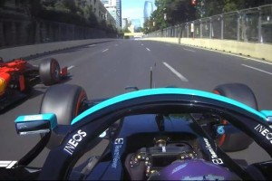 F1巴库站佩雷兹夺冠 维斯塔潘领跑遇爆胎小汉失误